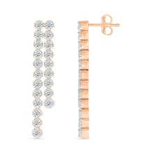 Shining Diamond Hanging Earrings