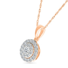 Cherry Round Diamond Pendant