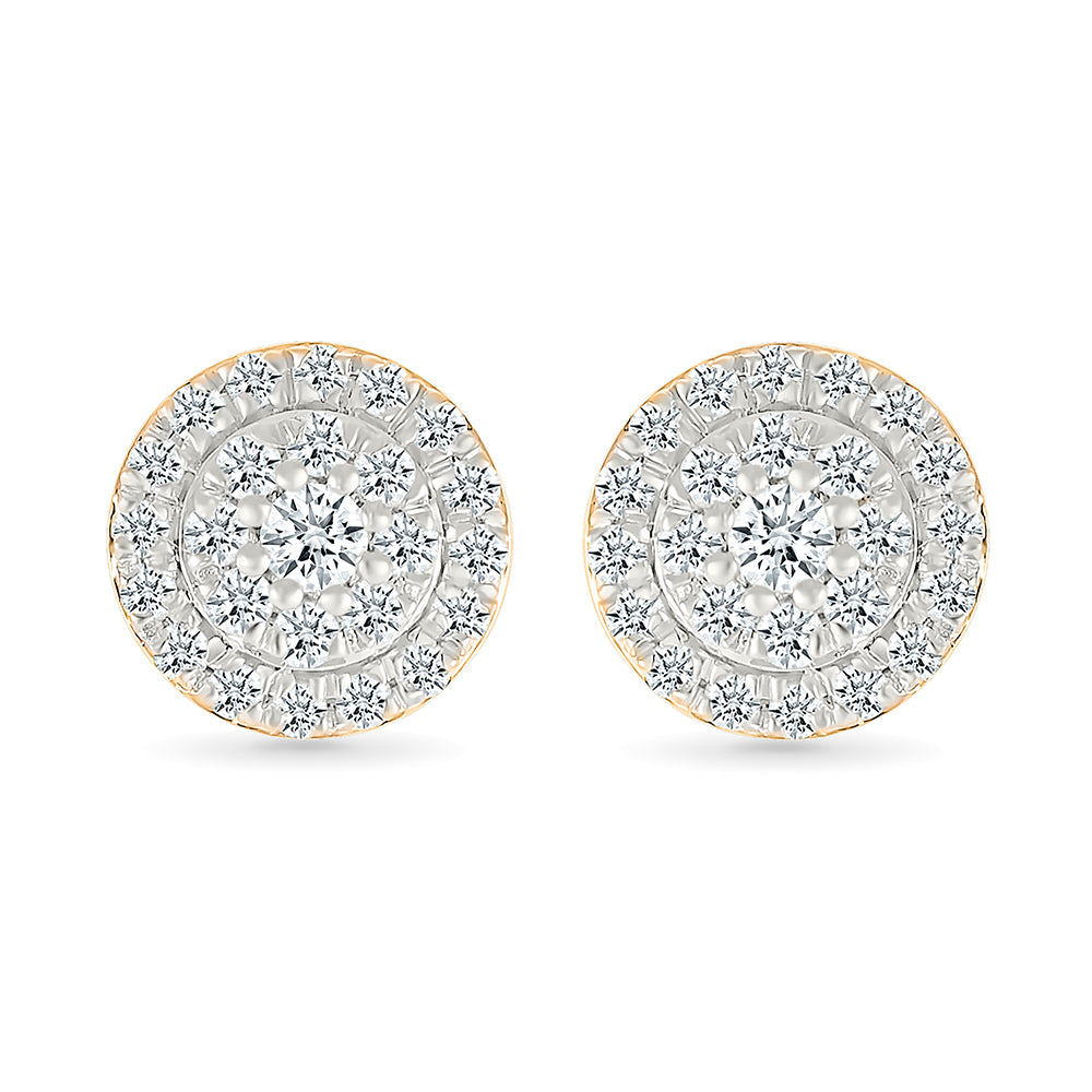 Bling Diamond Stud Earrings