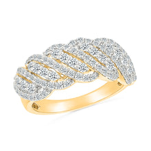 Celestial Swirl Diamond Ring