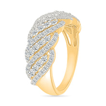 Celestial Swirl Diamond Ring