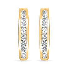 Sparkling Hoop Earrings
