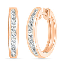 Sparkling Hoop Earrings