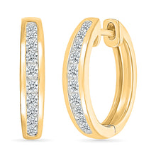 Sparkling Hoop Earrings
