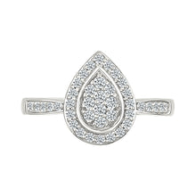 Timeless Pear Gold & Diamond Ring