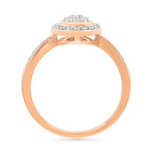 Timeless Pear Gold & Diamond Ring