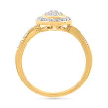 Timeless Pear Gold & Diamond Ring