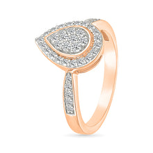 Timeless Pear Gold & Diamond Ring