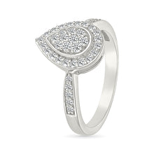 Timeless Pear Gold & Diamond Ring
