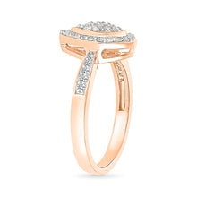 Timeless Pear Gold & Diamond Ring