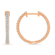 Significant Diamond Hoops Earrings