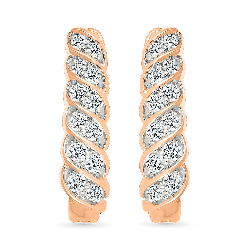 Simply Elegant Diamond Earrings