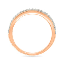 Shimmering Diamond Trio Ring