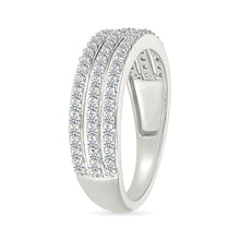 Shimmering Diamond Trio Ring