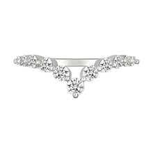 Dazzling Diamond Wave Ring