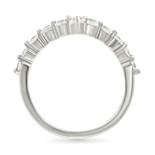 Dazzling Diamond Wave Ring