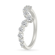 Dazzling Diamond Wave Ring