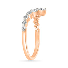 Dazzling Diamond Wave Ring