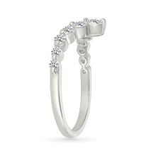 Dazzling Diamond Wave Ring