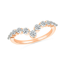 Dazzling Diamond Wave Ring