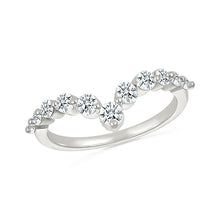 Dazzling Diamond Wave Ring