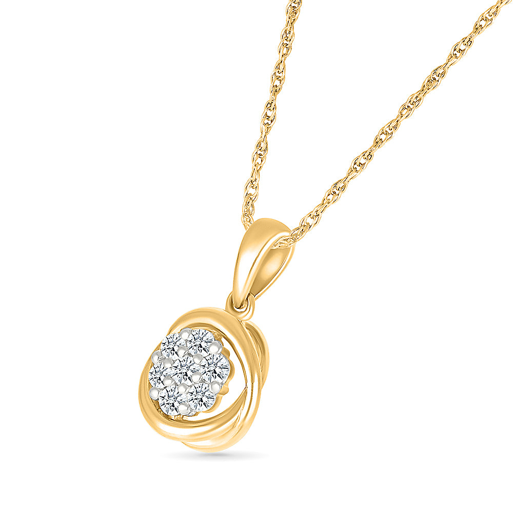 Ethea Gold & Diamond Pendant
