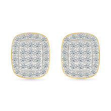 Classic Quad Diamond Stud Earrings
