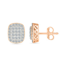 Classic Quad Diamond Stud Earrings