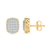 Classic Quad Diamond Stud Earrings