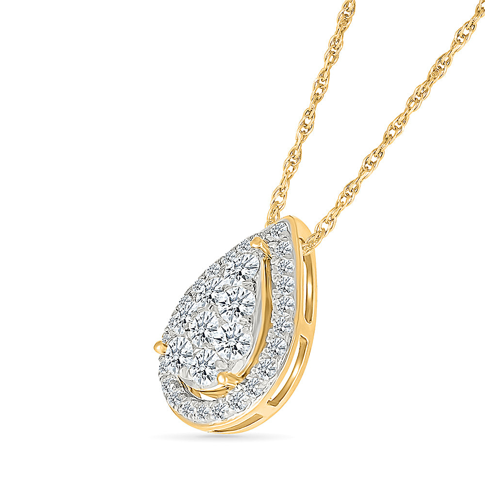 Drop Diamond Pendant