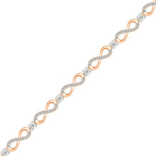 Sparkling Diamond Infinity Bracelet