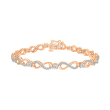 Sparkling Diamond Infinity Bracelet