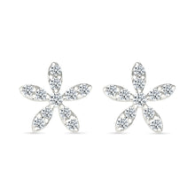 Grace Floral Diamond Earrings
