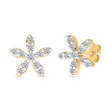 Grace Floral Diamond Earrings