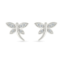 Diamond Dragonfly Studs Earrings
