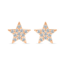 Star Diamond Stud Earrings