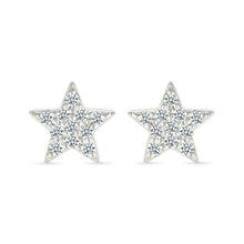 Star Diamond Stud Earrings