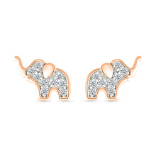 Baby Elephant Diamond Earrings