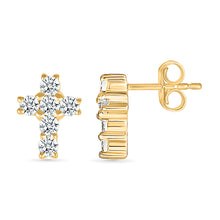 Cross Grace Diamond Earrings
