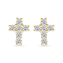 Cross Grace Diamond Earrings