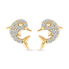 Dolphin Stud Earrings