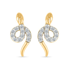 Taipan Gold & Diamond Stud Earrings