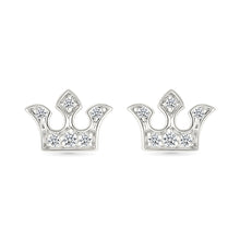 Charming Crown Stud Earrings