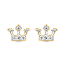 Charming Crown Stud Earrings