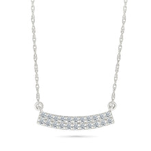 Dazzling Diamond Bar Necklace