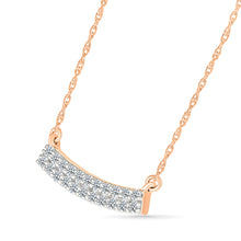 Dazzling Diamond Bar Necklace