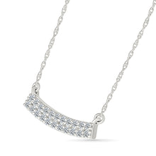 Dazzling Diamond Bar Necklace