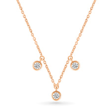 Sparkling Diamond Drop Necklace