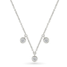 Sparkling Diamond Drop Necklace
