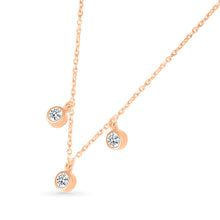 Sparkling Diamond Drop Necklace